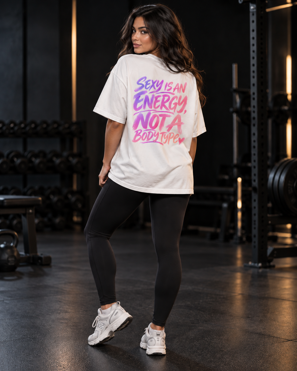 Sexy is an Energy Oversized T-Shirt Unisex mit Backprint – Bild 3 | Corpus Maximus