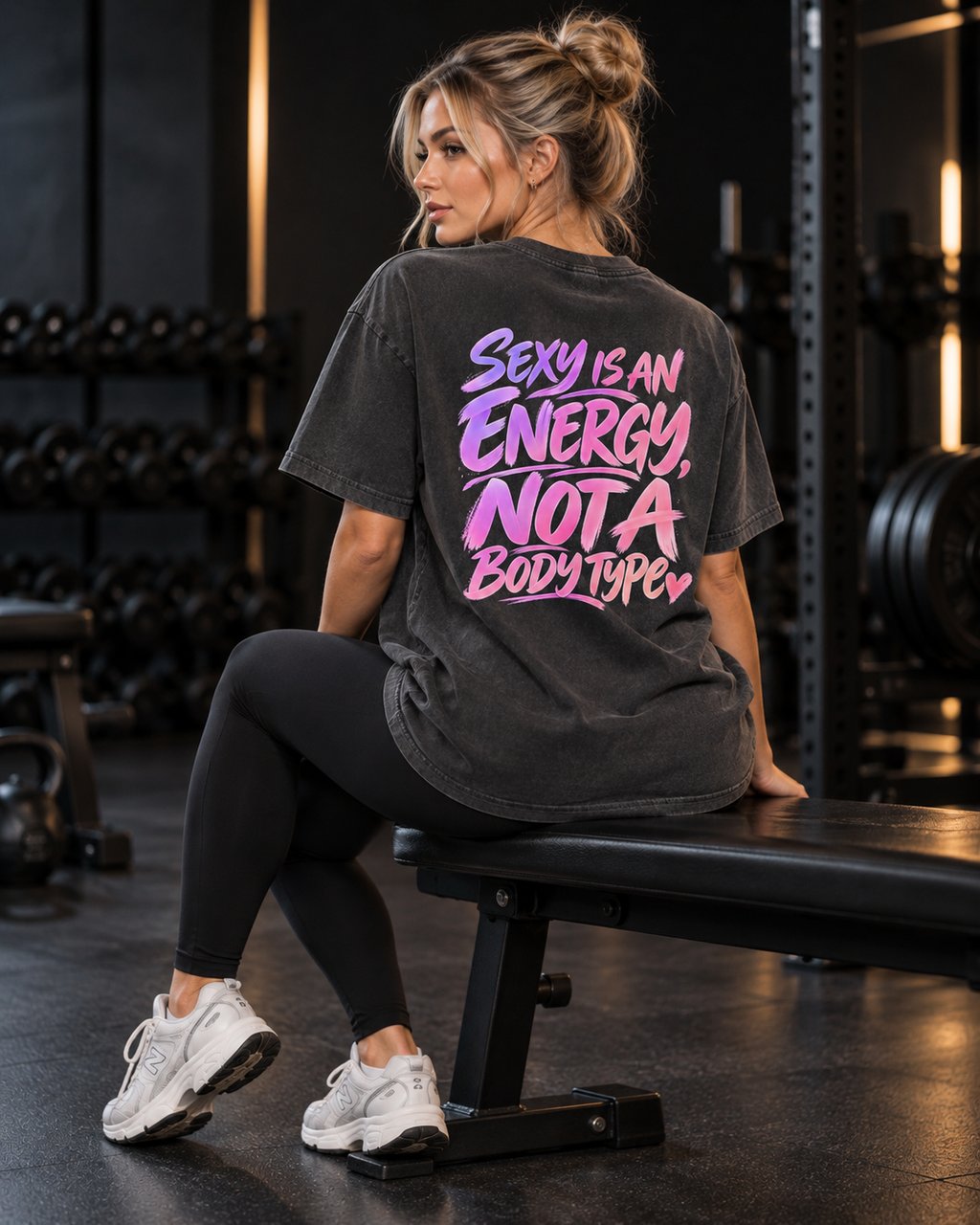 Sexy is an Energy Oversized T-Shirt Unisex mit Backprint – Bild 4 | Corpus Maximus