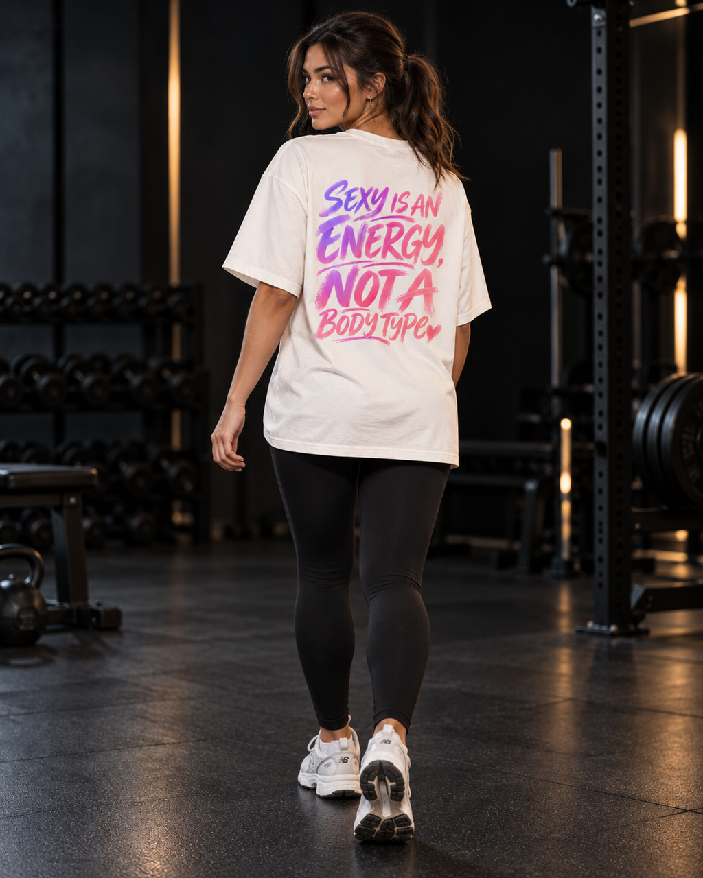 Sexy is an Energy Oversized T-Shirt Unisex mit Backprint – Bild 2 | Corpus Maximus