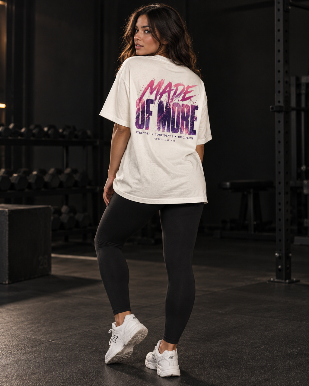 Made of More Oversized T-Shirt Unisex mit Backprint – Bild 1 | Corpus Maximus