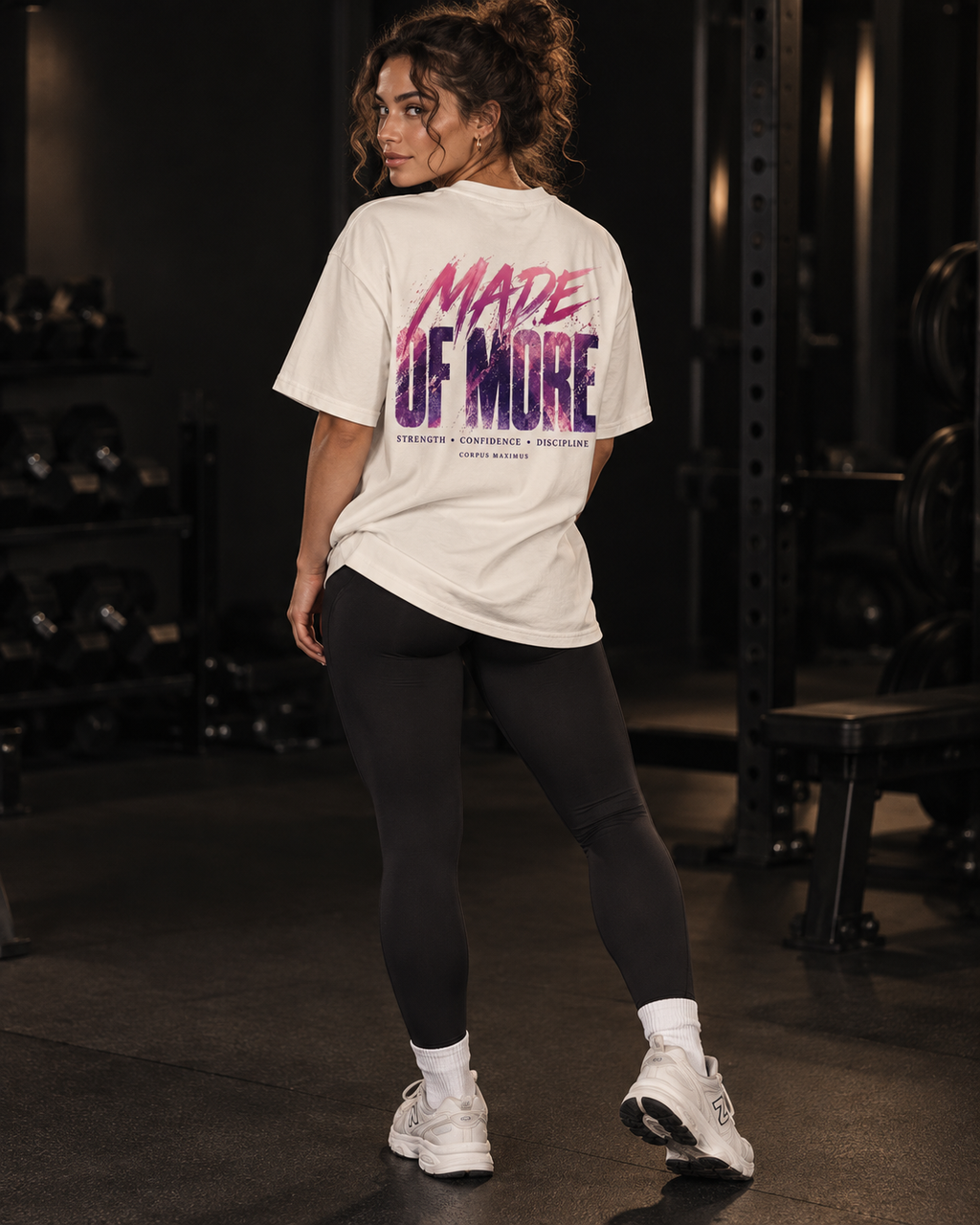 Made of More Oversized T-Shirt Unisex mit Backprint – Bild 6 | Corpus Maximus