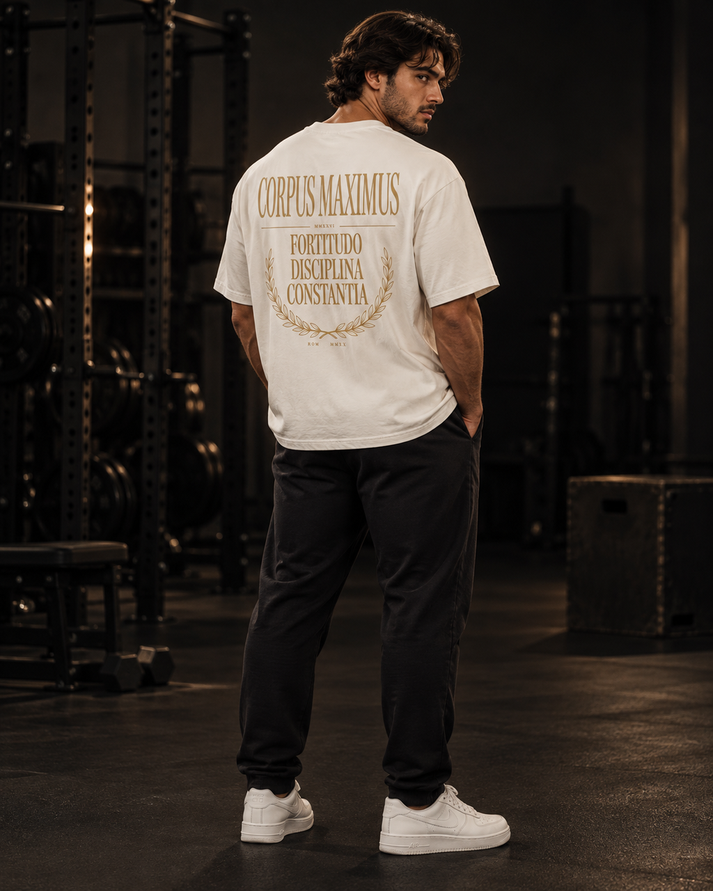 Fortitudo Oversized T-Shirt Unisex mit Backprint – Bild 3 | Corpus Maximus