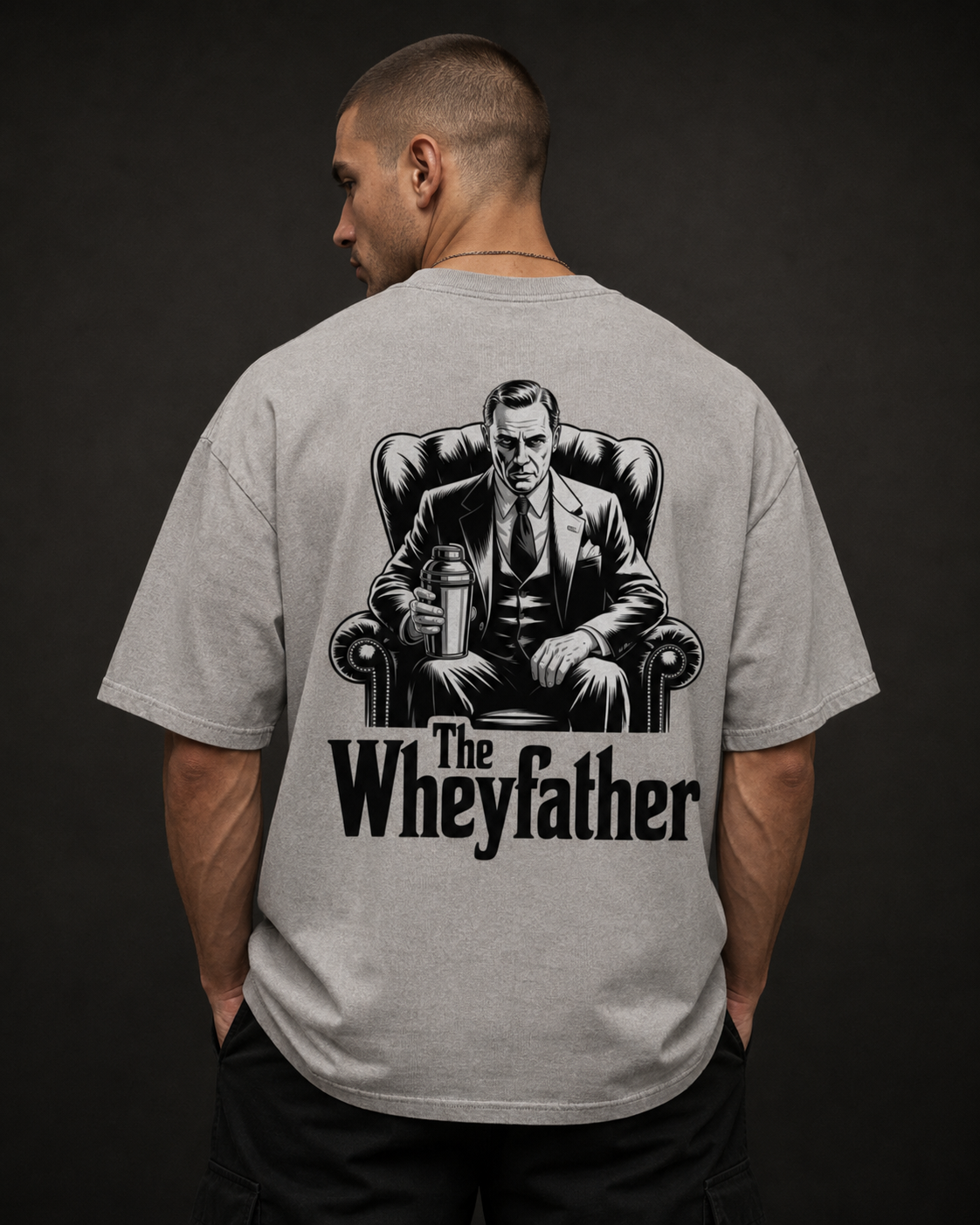 The Wheyfather Backprint – Oversized Tee
