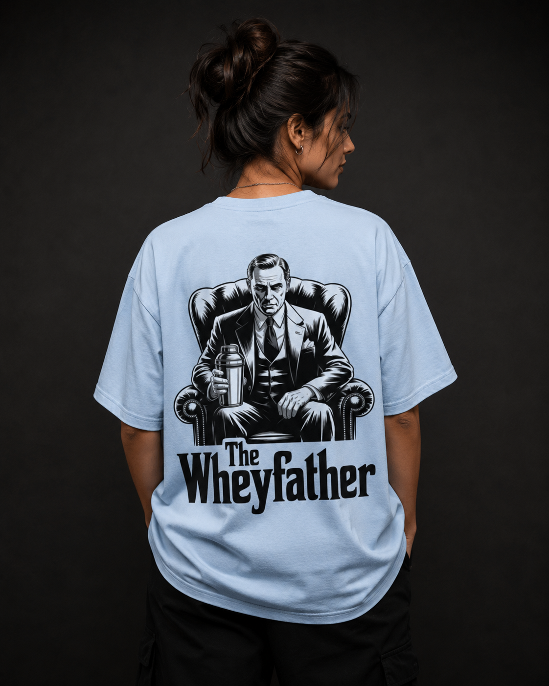 The Wheyfather Backprint – Oversized Tee