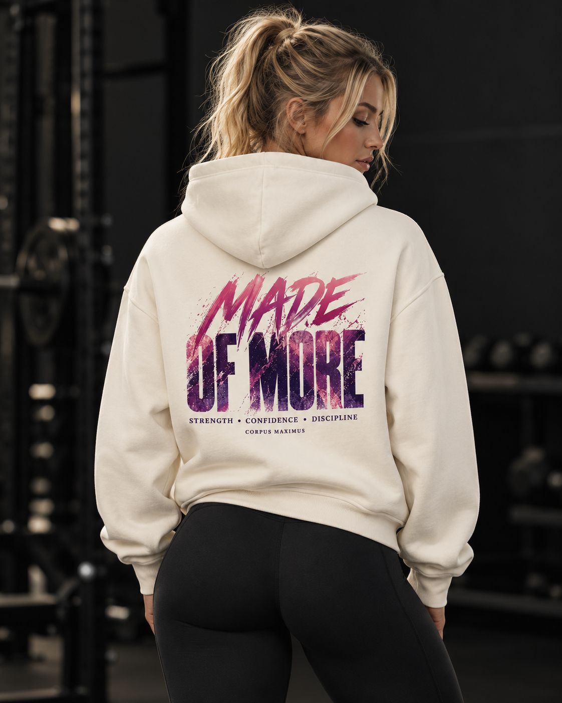 Made of More Oversized Hoodie Unisex – Bild 2 | Corpus Maximus