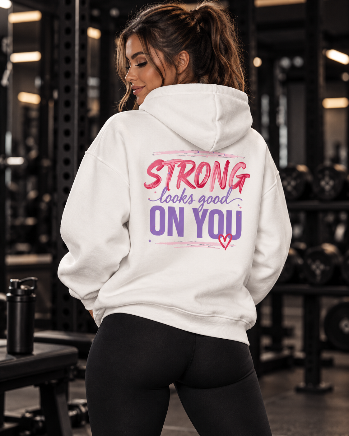Strong Oversized Hoodie Unisex – Bild 2 | Corpus Maximus